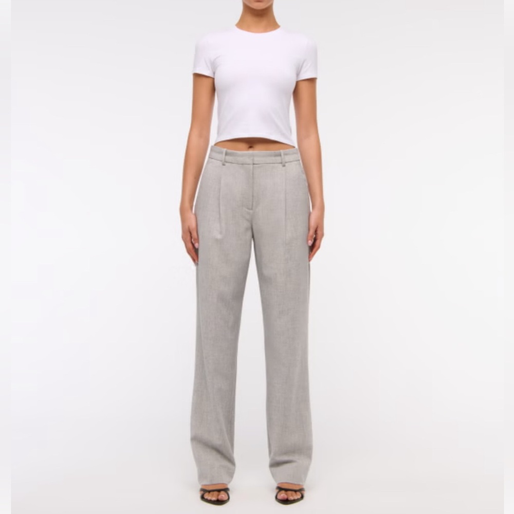 Abercrombie & Fitch Quinn Tailored Straight Pant